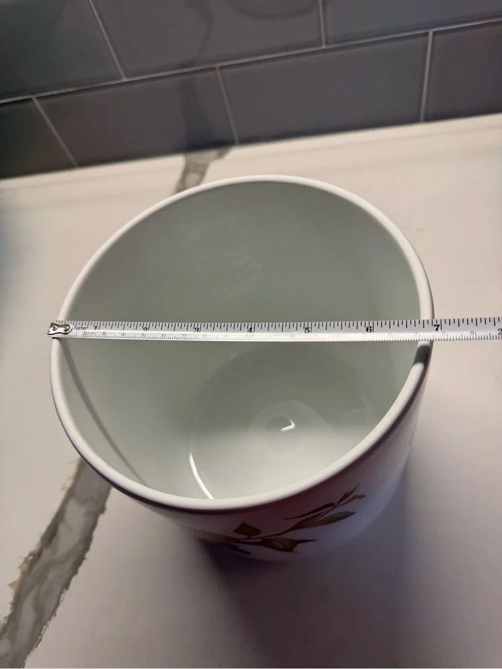 Royal Worcester Eversham Vale Porcelain Canister